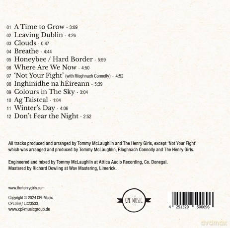 Henry Girls,The: A Time To Grow [CD]