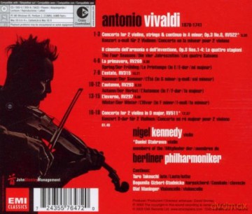 Nigel Kennedy: A Vivaldi Album [CD]