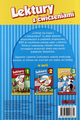 Lektury dla klasy 3 z ćwiczeniami [KSIĄŻKA]