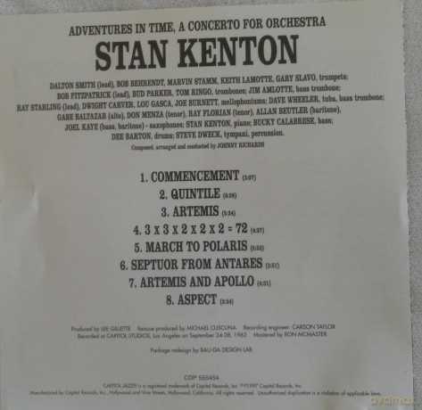Stan Kenton: Adventures in Time [CD]