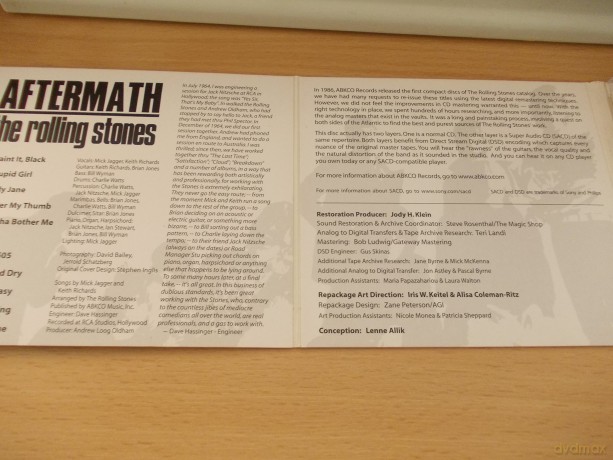 Rolling Stones: Aftermath [CD]