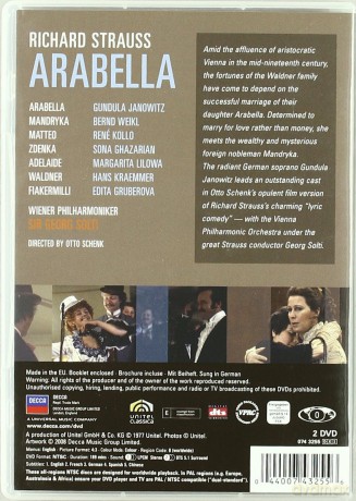Solti: Strauss R:Arabella [DVD]