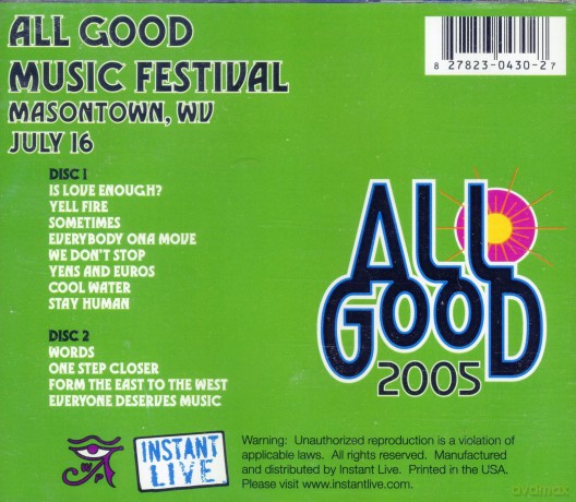 Michael Franti: All Good Music Festival 2005 [CD]