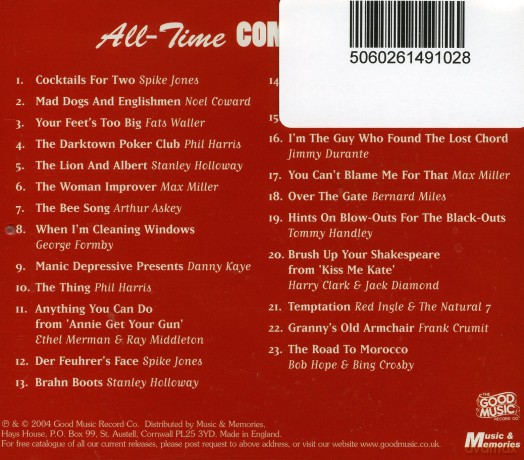 Spike Jones: All Time Comedy Greats [CD]