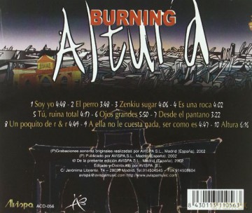 Burning: Altura [CD]