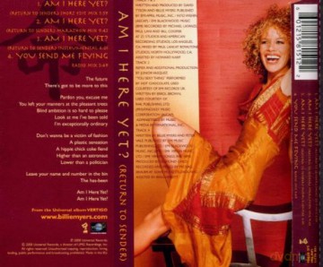 Billie Myers: Am I Here Yet [CD]