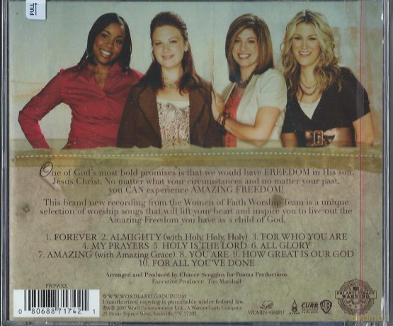 Women Of Faith Worship Team: Amazing Freedom [CD]