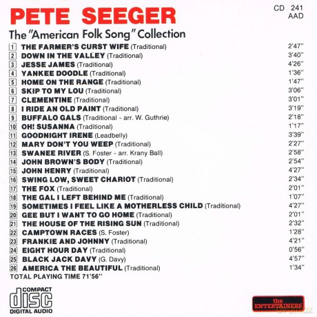 Pete Seeger: American Folk Song Collect [CD]