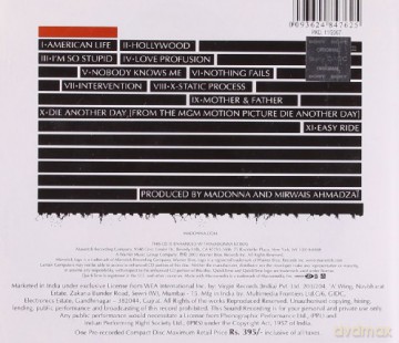 Madonna: American Life [CD]