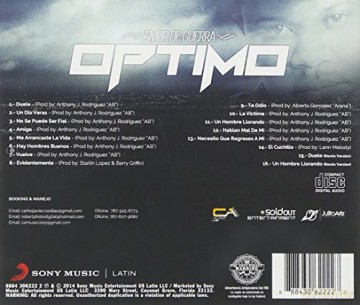 Optimo: Amor De Guerra [CD]