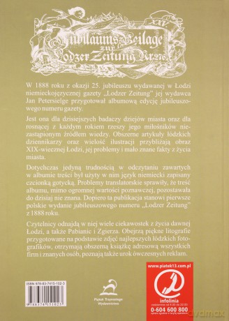 Lodzer Zeitung. 25 lat. Wydanie jubileuszowe [KSIĄŻKA]
