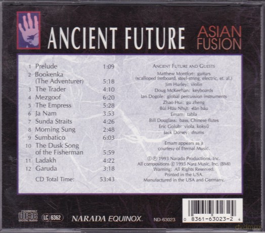 Ancient Future - Asian Fusion [CD]
