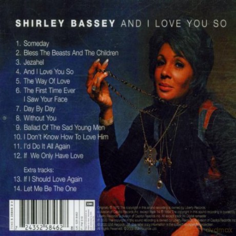 Shirley Bassey: And I Love You So [CD]