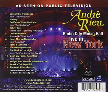Andre Rieu: Andre Rieu: Live in New York [CD]