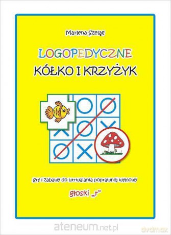 Logopedyczne kółko i krzyżyk + 16 karton. wkładek [KSIĄŻKA]