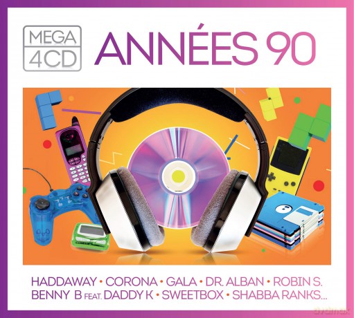 Mega 4 Cd: Annees 90 [4CD]