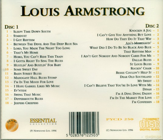 Louis Armstrong: Armstrong Louis [2CD]