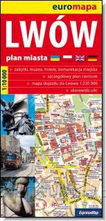 Lwów 1:10 000 Plan miasta [KSIĄŻKA]