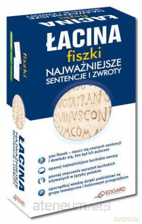 Łacina. Fiszki. Najważniejsze sentencje i zwroty [KSIĄŻKA]