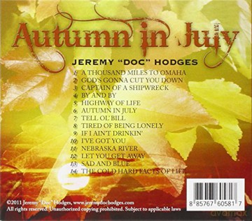 Jeremy Doc Hodges: Autumn in July [CD]