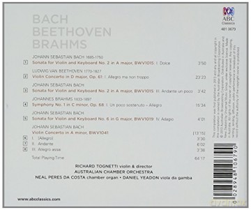 Ludwig Van Beethoven: Bach Beethoven Brahms [CD]