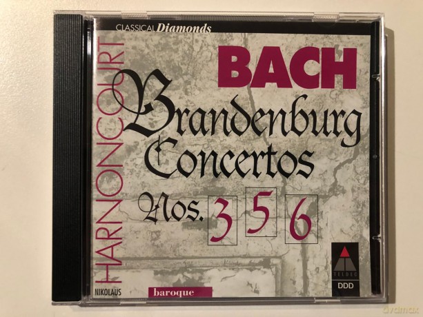 Harnoncourt: Bach:Brandenburg Concertos Nos.3,5&6 [CD]