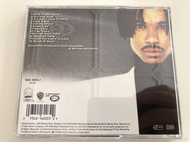 Tevin Campbell: Back to the World [CD]
