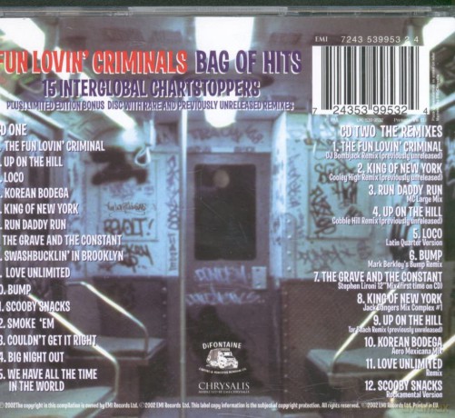 Fun Lovin' Criminals: Bag of Hits [2CD]