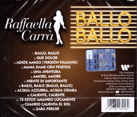 Raffaella Carra: Ballo Ballo [CD]