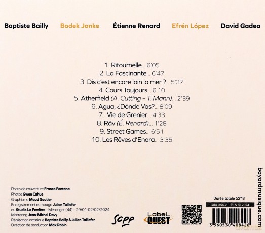 Baptiste Bailly: Baptiste Bailly - La Fascinante [CD]
