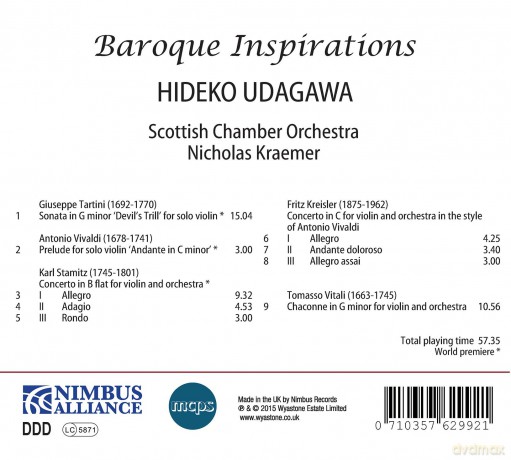 Hideko Udagawa: Baroque Inspirations [CD]