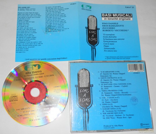 Basi Musicali in Tonalit Originale Autori Vari [CD]