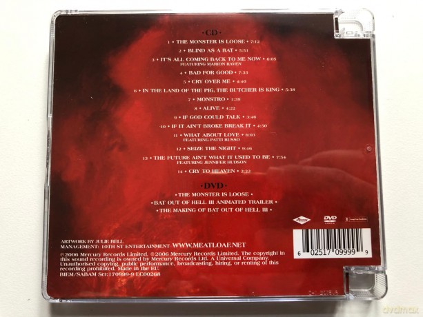 Meat Loaf: Bat Out of Hell 3:.+ Dvd [2CD]