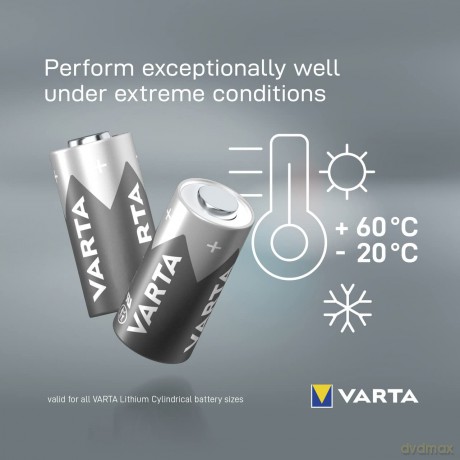 Lithium: Batterie Cr123a 3 V 1-Blister-Varta [CD]
