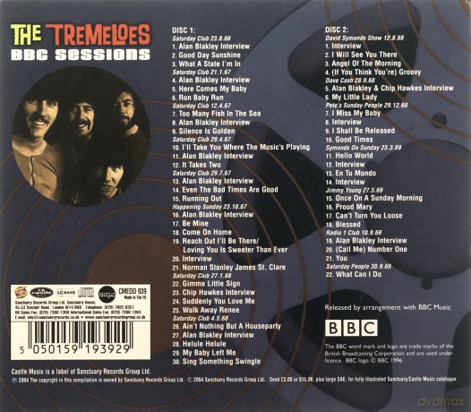 Tremeloes: Bbc Sessions [2CD]
