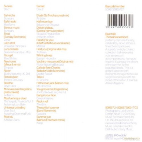 Beachlife: Beachlife,The Salinas Sessions [2CD]