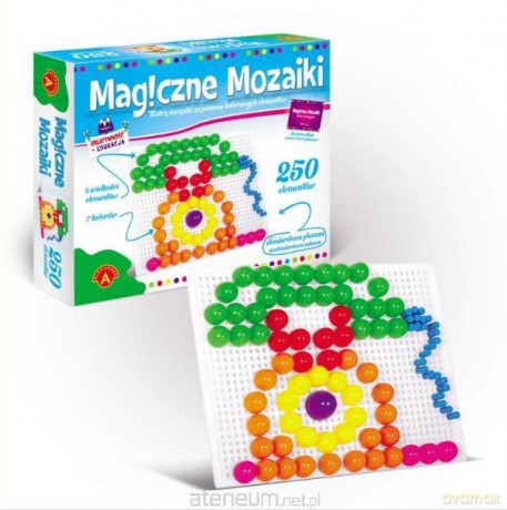 Magiczne mozaiki - Kreatywnośc i edukacja 250 [ZABAWKA]