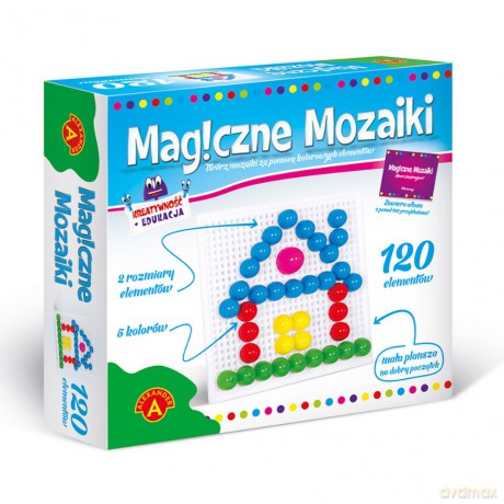 Magiczne mozaiki - Kreatywność i edukacja 120 [ZABAWKA]