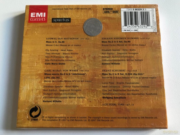 Ludwig Van Beethoven: Beethoven/hummel/schubert/weber: Masses [2CD]