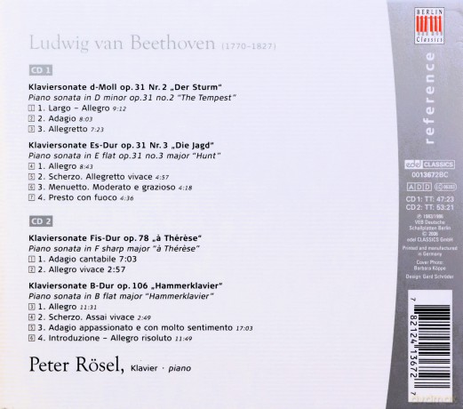 Ludwig Van Beethoven: Beethoven: Klaviersonaten [2CD]