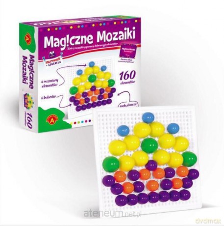 Magiczne mozaiki - Kreatywność i edukacja 160 [ZABAWKA]