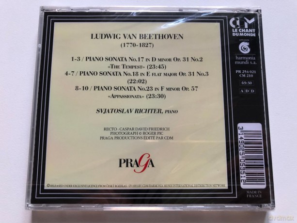Richter: Beethoven;Sonatas 17,18,23 [CD]