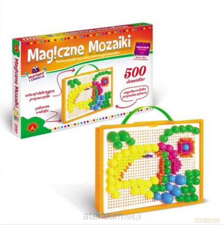 Magiczne mozaiki - Kreatywność i edukacja 500 [ZABAWKA]