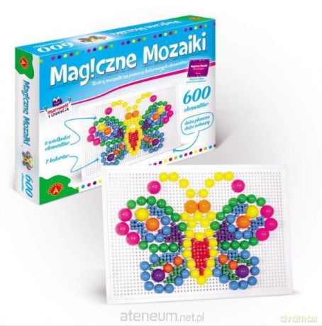 Magiczne mozaiki - Kreatywność i edukacja 600 [ZABAWKA]