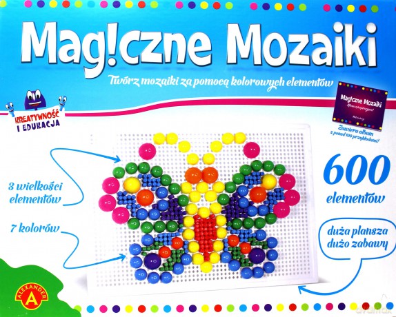 Magiczne mozaiki - Kreatywność i edukacja 600 [ZABAWKA]