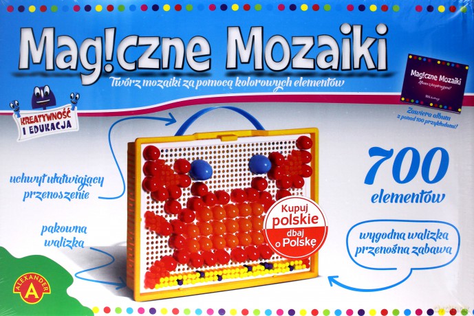 Magiczne mozaiki - Kreatywność i edukacja 700 [ZABAWKA]