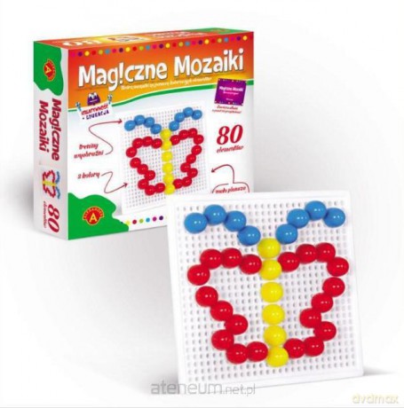 Magiczne mozaiki - Kreatywność i edukacja 80 [ZABAWKA]