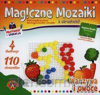 Magiczne mozaiki z obrazkami Warzywa i owoce [ZABAWKA]