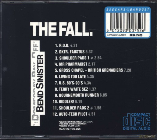 The Fall: Bend Sinister [CD]