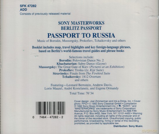 Bernstein: Berlitz Passport [CD]